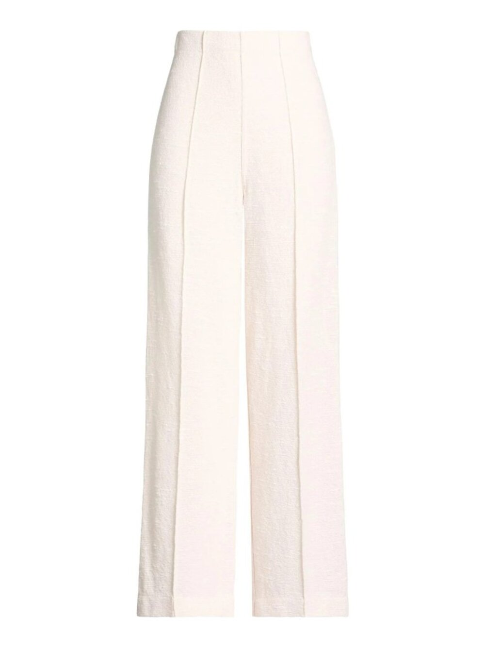 BRUNO MANETTI Womens White Size Italian 50 US 14 Pleated Trousers Pants NEW